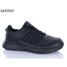 Кроссовки Мужские Черные Sayota (1363)