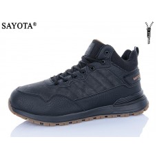 Ботинки Мужские Черные Sayota (1404)