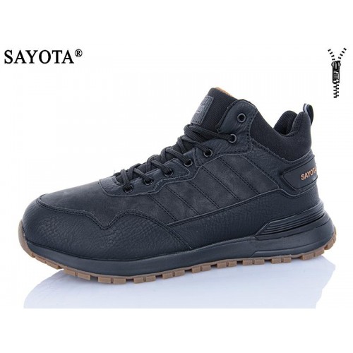 Ботинки Мужские Черные Sayota (1404)